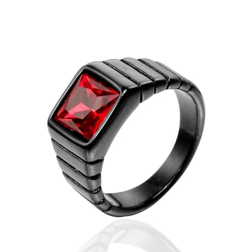 fycouyee Mode einfache Herren Edelstein Ring Schmuck von fycouyee