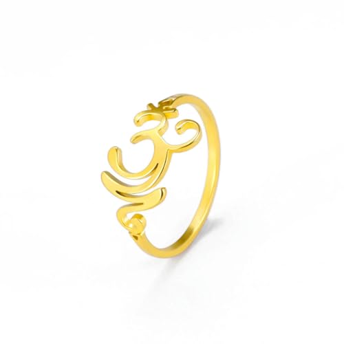 fycouyee Mode individuell einfach besondere Symbol Ringe Edelstahl Ringe von fycouyee
