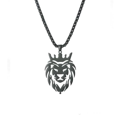 fycouyee Modedesign Gold dominierende hohle Löwenkopf Anhänger Halskette von fycouyee