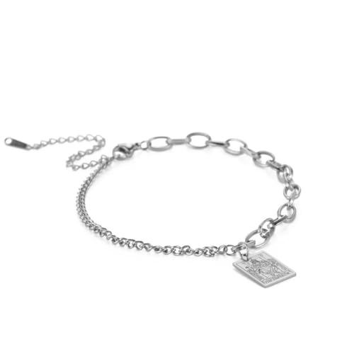 fycouyee Modepaar Tarot Quadrat Edelstahl Armband fycouyee Modepaar Tarot Quadrat Edelstahl Armband von fycouyee