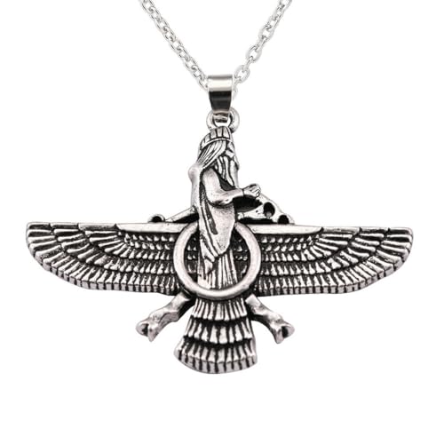 fycouyee Modepersönlichkeit einfach übertrieben Hip Hop Vintage Flügel Anhänger Legierung Halskette fycouyee Modepersönlichkeit einfach übertrieben Hip Hop Vintage Flügel Anhänger Legierung Halskette von fycouyee