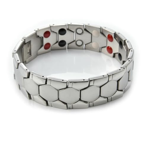 fycouyee Moderaum Gold Doppelschicht Magnet Herren Armband von fycouyee