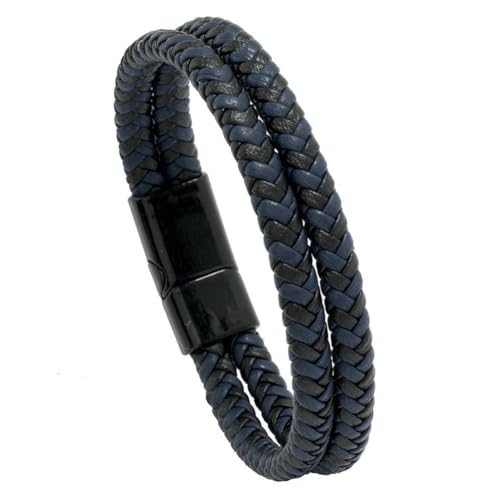 fycouyee Modeschmuck Vintage gewebte Lederarmbänder Statement Magnetschnalle von fycouyee