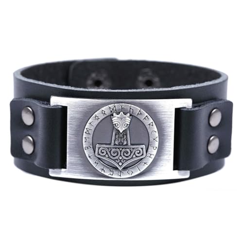 fycouyee Nordic Gvikings Odin Luenwen Anker Axt Muster Paar Armband von fycouyee