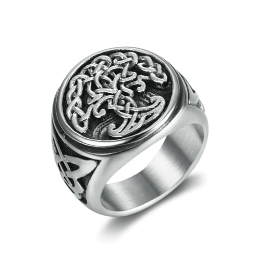 fycouyee Nordischer Lebensbaum Ring personalisiertes Modeaccessoire von fycouyee