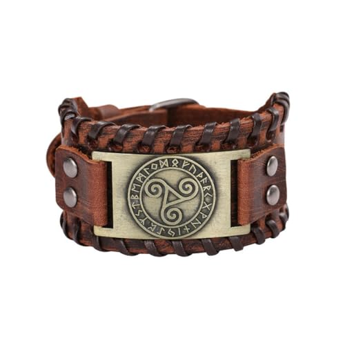 fycouyee Nordisches Luenwen Dreieck Armband aus Metallic-Leder fycouyee Nordisches Luenwen Dreieck Armband aus Metallic-Leder von fycouyee