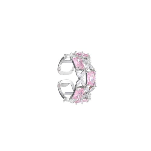 fycouyee Offener Ring weibliches vierblättriges Kleeblatt Quadrat Zirkonia Hand Ornament Zeigefinger Ring fycouyee Offener Ring weibliches vierblättriges Kleeblatt Quadrat Zirkonia Hand Ornament Zeigefinger Ring von fycouyee