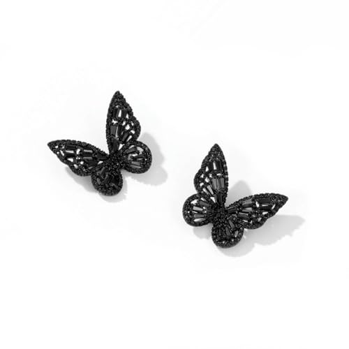 fycouyee Offener Zeigefinger Ring Schmetterling Ohrstecker Ohrring Schmuck Set von fycouyee