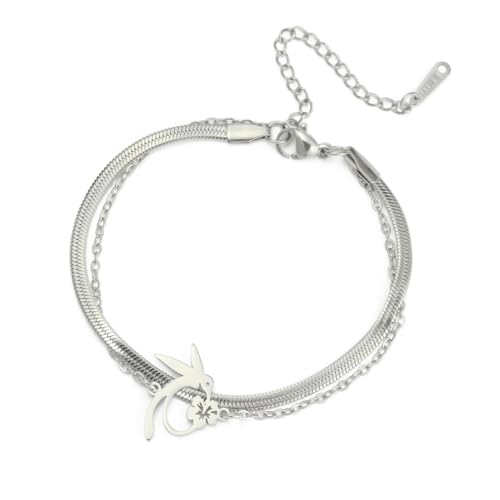 fycouyee Paar Schmuck Stahl Blitz Anhänger Edelstahl Armband fycouyee Paar Schmuck Stahl Blitz Anhänger Edelstahl Armband von fycouyee