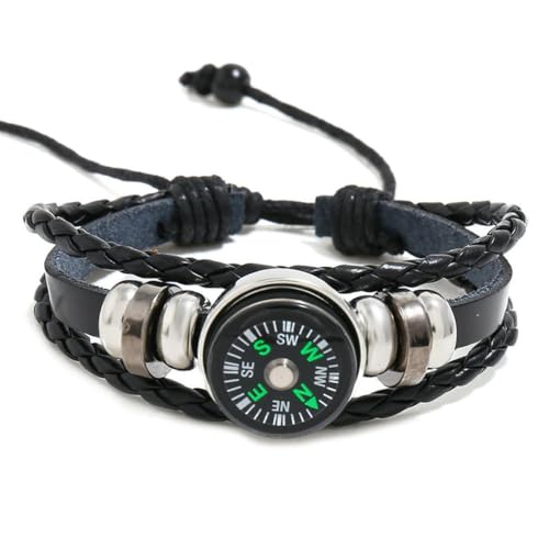 fycouyee Perlenarmband aus Leder mit mehreren Schichten gewebter Schmuck von fycouyee