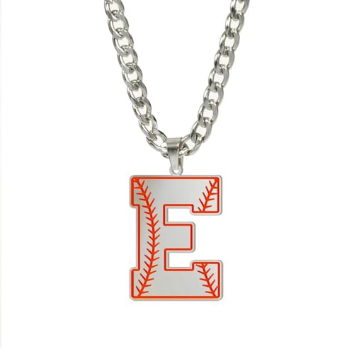 fycouyee Persönlichkeit Buchstabe Anhänger Hip Hop Crowd Design vielseitige Pulloverkette 26 Buchstaben Edelstahl Halskette von fycouyee