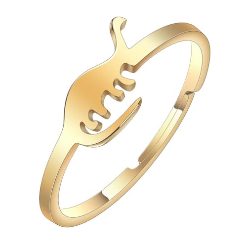 fycouyee Persönlichkeit Dinosaurier Giraffe Ring Öffnung verstellbarer Schmuck von fycouyee
