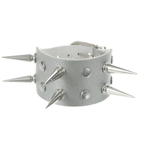 fycouyee Persönlichkeit Punk Niete Armband Mode Paar Accessoire Leder von fycouyee