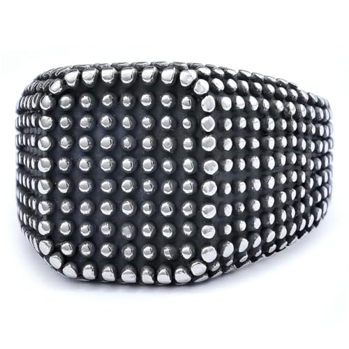 fycouyee Persönlichkeit Punk Schädel männlich Vintage Edelstahl Schmuck von fycouyee