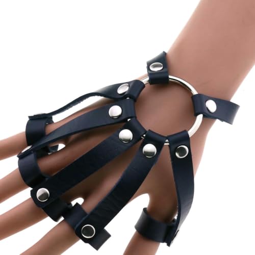 fycouyee Persönlichkeit Ringe Armband Handschuhe Punk Goth Ringe von fycouyee
