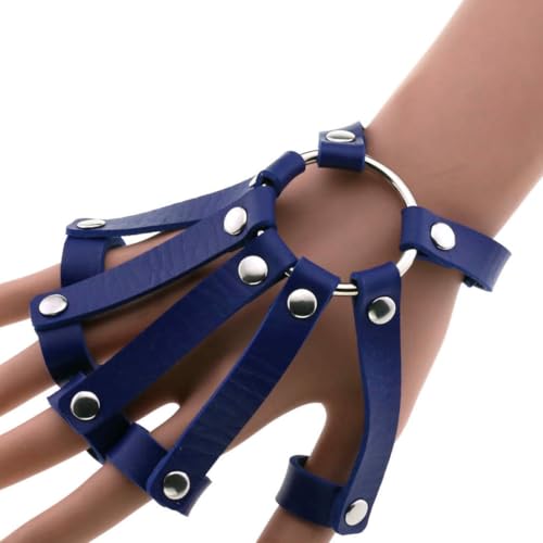 fycouyee Persönlichkeit Ringe Armband Handschuhe Punk Goth Ringe von fycouyee