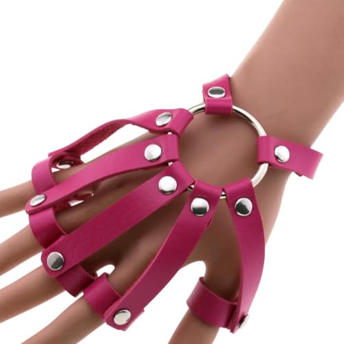 fycouyee Persönlichkeit Ringe Armband Handschuhe Punk Goth Ringe von fycouyee