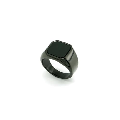 fycouyee Persönlichkeit Vintage männlicher Ring Titan Stahl Mode Stein Set Herrenring fycouyee Persönlichkeit Vintage männlicher Ring Titan Stahl Mode Stein Set Herrenring von fycouyee
