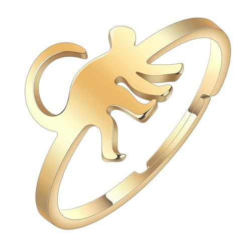 fycouyee Personality Tier Affenring verstellbare Zubehöröffnung von fycouyee