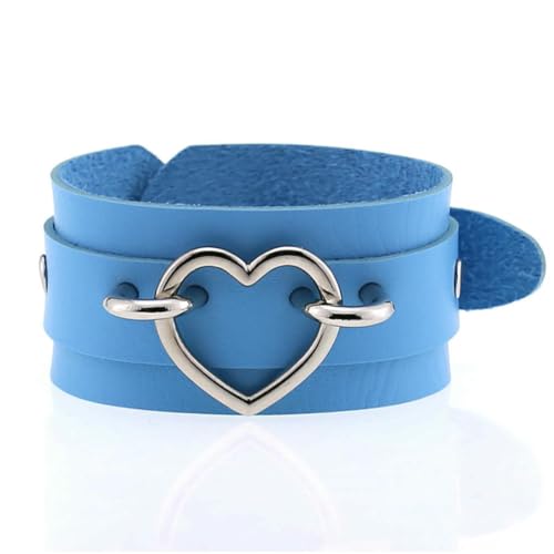 fycouyee Punk Armband doppellagiges PU Leder Armband Persönlichkeit Hand Ornament fycouyee Punk Armband doppellagiges PU Leder Armband Persönlichkeit Hand Ornament von fycouyee