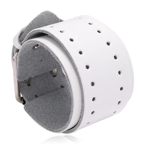 fycouyee Punk Doppelarmband aus Rindsleder mit Statement-Accessoire fycouyee Punk Doppelarmband aus Rindsleder mit Statement-Accessoire von fycouyee