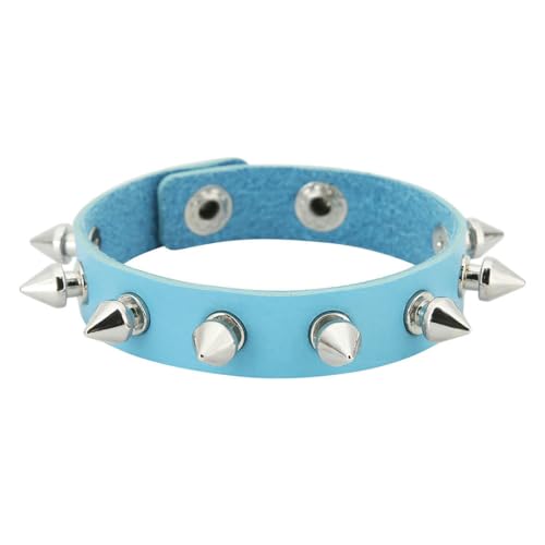 fycouyee Punk Persönlichkeit Ohrstecker Paar Lederarmband Rock Gothic fycouyee Punk Persönlichkeit Ohrstecker Paar Lederarmband Rock Gothic von fycouyee
