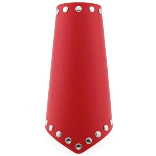 fycouyee Punk Rock Gothic PU Schoßseil Reiten Handgelenkschützer Cosplay Armschützer von fycouyee