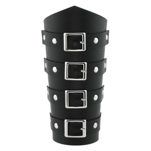 fycouyee Punk Rock Gothic Wachsseil Reiten Gürtelschnalle Handgelenkschützer Gurt Handschlaufe von fycouyee