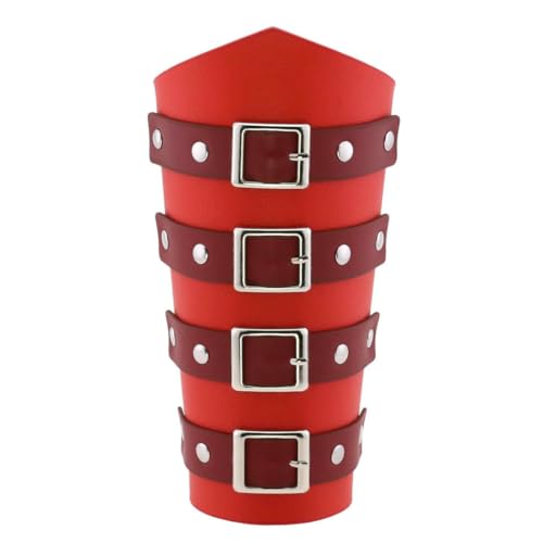 fycouyee Punk Rock Gothic Wachsseil Reiten Gürtelschnalle Handgelenkschützer Gurt Handschlaufe von fycouyee