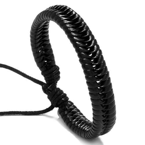 fycouyee Punk handgewebtes Lederarmband Modeschmuck Armband von fycouyee