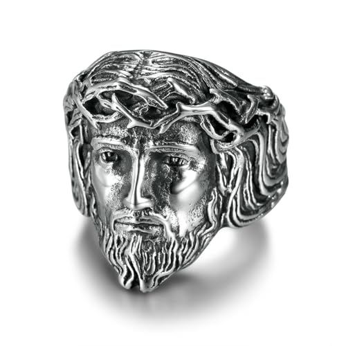 fycouyee Ring Vintage polierter Portrait Herrenring fycouyee Ring Vintage polierter Portrait Herrenring von fycouyee