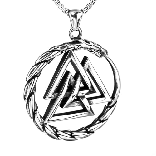 fycouyee Schmuck Anhänger Edelstahl Halskette Schmuck Wikinger Drache von fycouyee