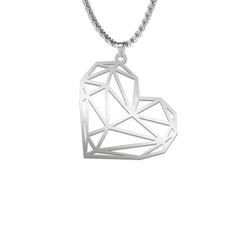 fycouyee Schmuck Meerestiere hohle Anhänger Kastenketten Halsketten einfach und vielseitig von fycouyee