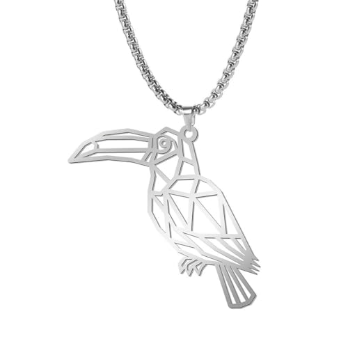 fycouyee Schmuck Meerestiere hohle Anhänger Kastenketten Halsketten einfach und vielseitig von fycouyee