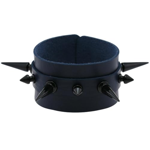 fycouyee Schmuck Punk Doppelleder Ohrstecker Armbänder Armband von fycouyee