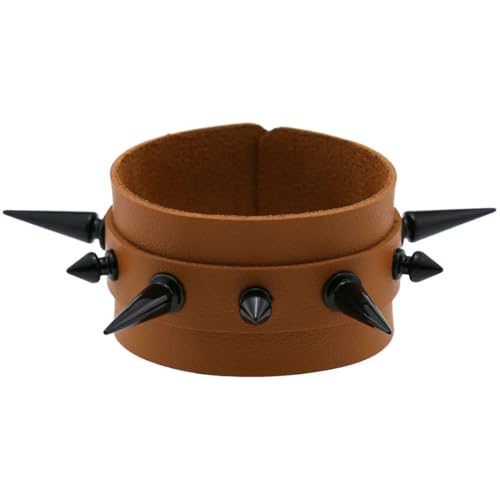 fycouyee Schmuck Punk Doppelleder Ohrstecker Armbänder Armband von fycouyee
