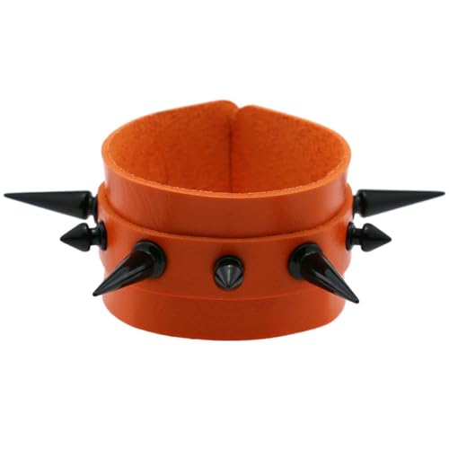 fycouyee Schmuck Punk Doppelleder Ohrstecker Armbänder Armband von fycouyee