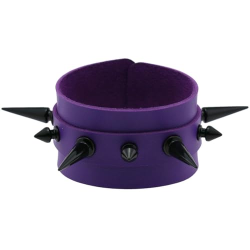 fycouyee Schmuck Punk Doppelleder Ohrstecker Armbänder Armband von fycouyee