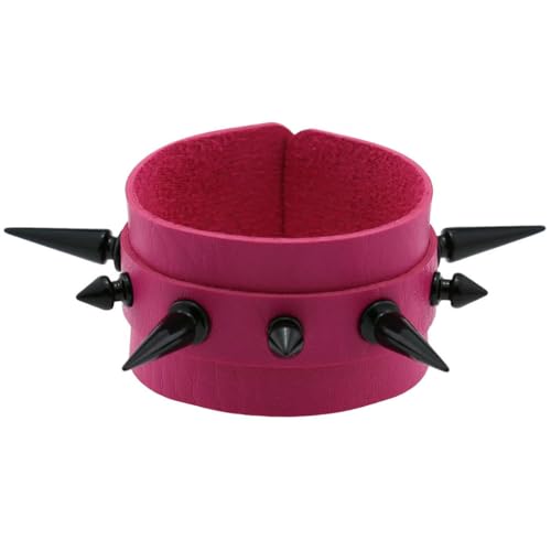 fycouyee Schmuck Punk Doppelleder Ohrstecker Armbänder Armband von fycouyee