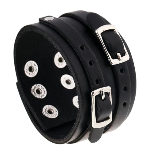 fycouyee Schmuck Punk Leder Armbänder Herren von fycouyee
