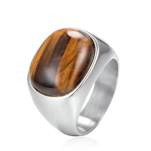 fycouyee Schmuck Ringe Vintage Edelstein Mann von fycouyee