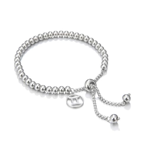 fycouyee Sternzeichen Perlenarmband Mode Vintage Edelstahl Damen jwqwley von fycouyee