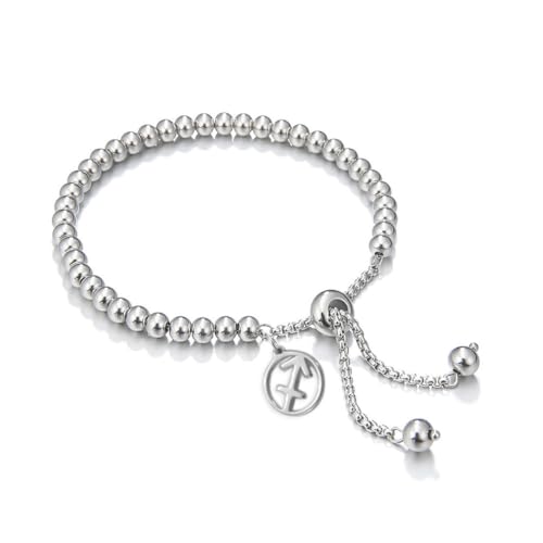 fycouyee Sternzeichen Perlenarmband Mode Vintage Edelstahl Damen jwqwley von fycouyee