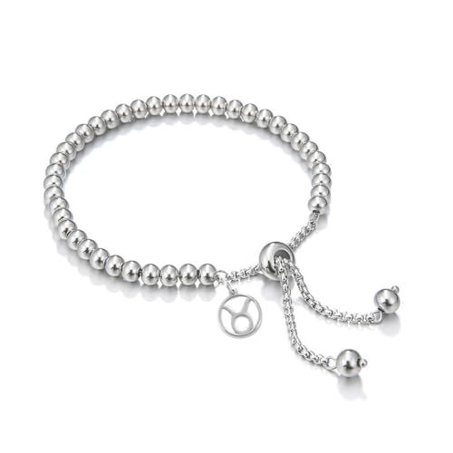 fycouyee Sternzeichen Perlenarmband Mode Vintage Edelstahl Damen jwqwley von fycouyee