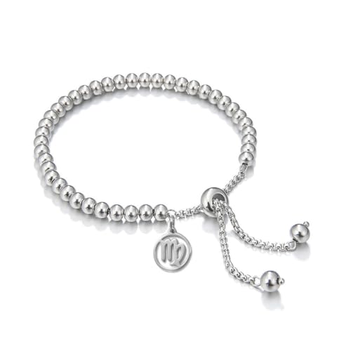 fycouyee Sternzeichen Perlenarmband Mode Vintage Edelstahl Damen jwqwley von fycouyee