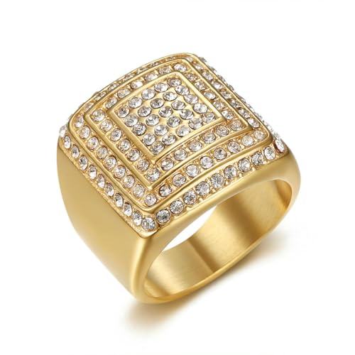 fycouyee THE RING DIAMANTBESETZTER LUXUS-HIP-HOP-HERRENRING fycouyee THE RING DIAMANTBESETZTER LUXUS-HIP-HOP-HERRENRING von fycouyee