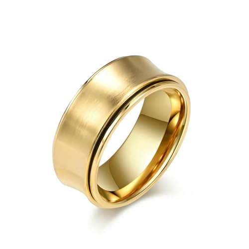 fycouyee Titanium steel transfer ring inner arc rotation ring man von fycouyee