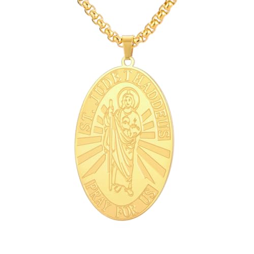 Vintage Hip Hop Edelstahl PRAY FOR US ovale Halskette Schlüsselanhänger Anhänger Accessoire Vintage Hip Hop Edelstahl PRAY FOR US ovale Halskette Schlüsselanhänger Anhänger Accessoire von fycouyee