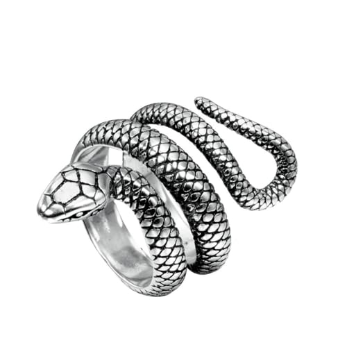fycouyee Vintage Persönlichkeit Schlange Python Ring Edelstahl Ring Schmuck von fycouyee