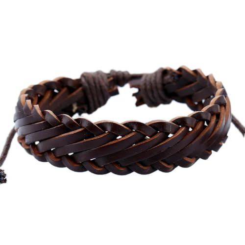fycouyee Vintage Personality Herren gewebtes mehrschichtiges Armband von fycouyee